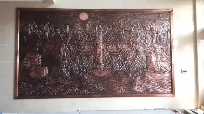 锻铜浮雕工艺
