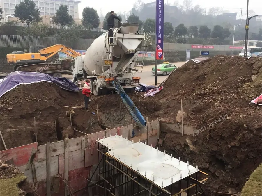 精神堡垒地下施工