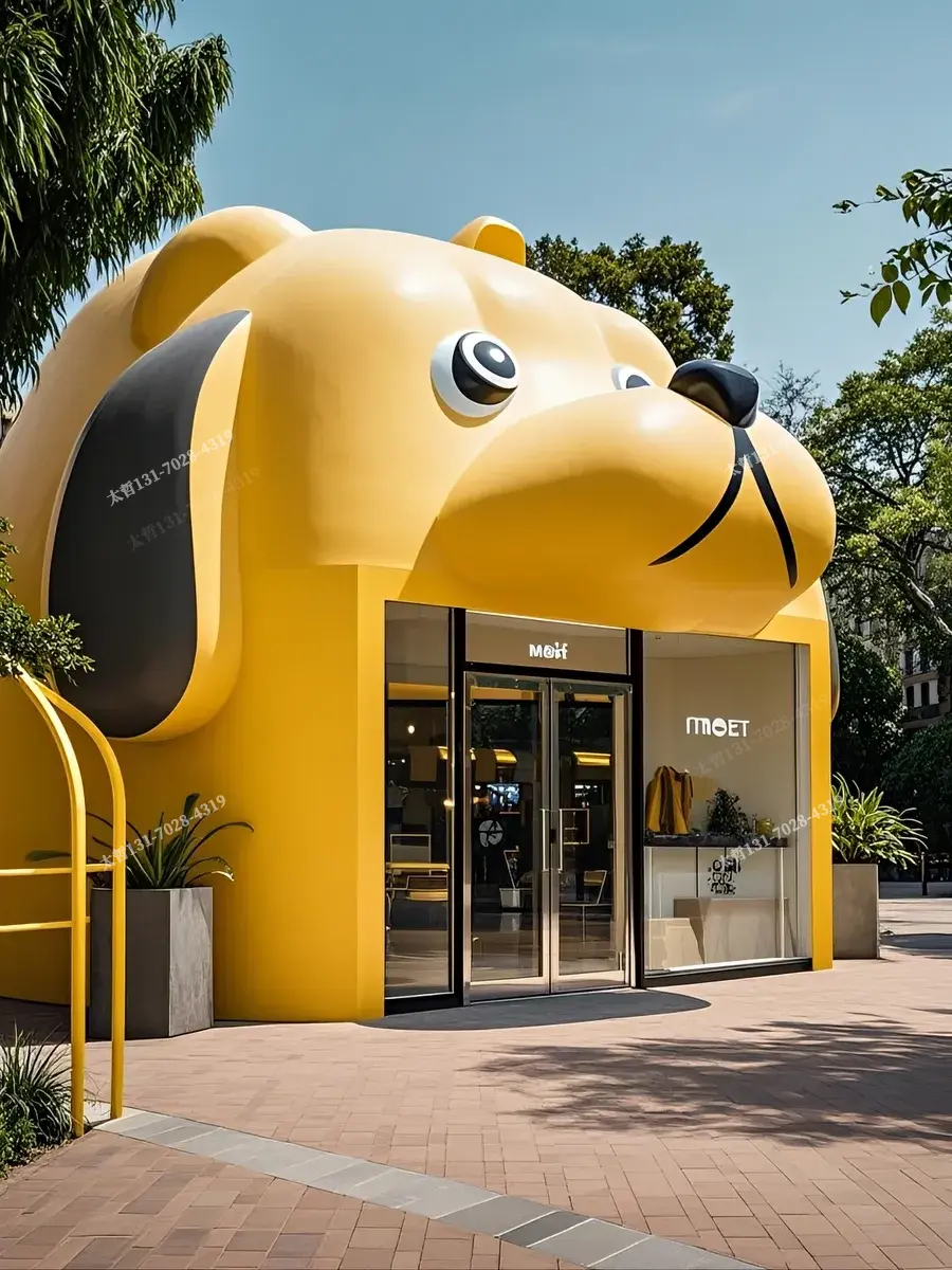 3d店铺门头灯光3个场景+打光方案