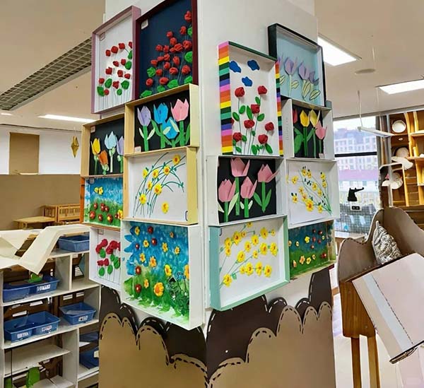 幼儿园遇到柱子也可以这样_2_绘园环创_来自小红书网页版