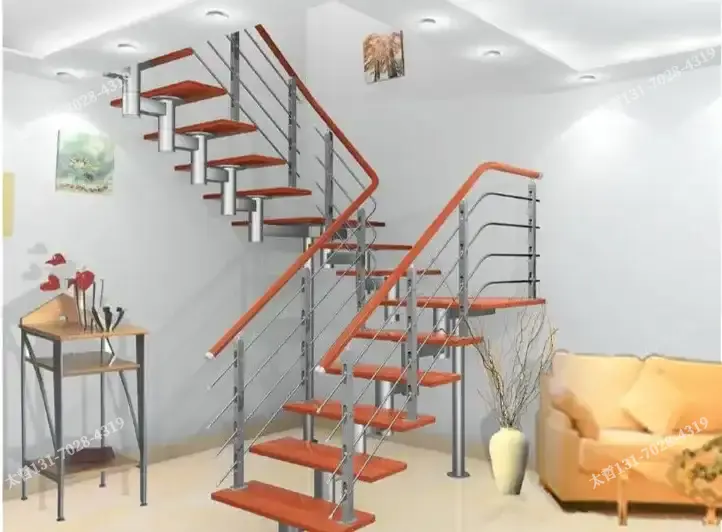 U型实木楼梯定制怎么解决方案落地难？这样做还原设计初心