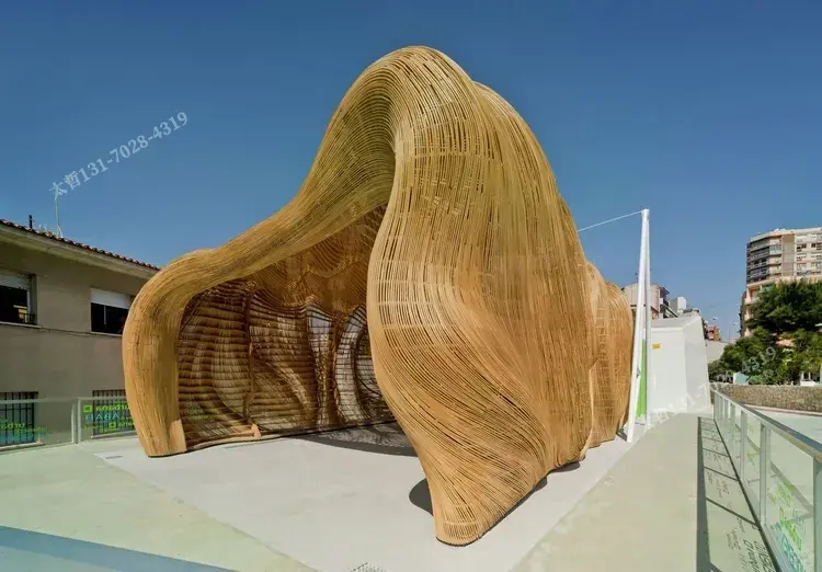 竹编建筑案例