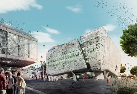 商场建筑外立面效果图：还原度低愁人？这样做落地更贴合