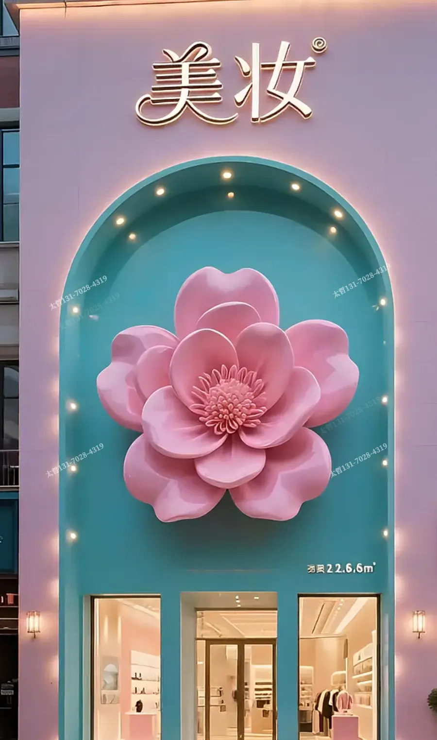 化妆品店门头照