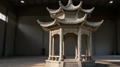 室内八角石雕材凉亭定制难？避开这些落地坑